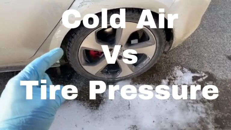 Cold Vs Hot Tire Pressure